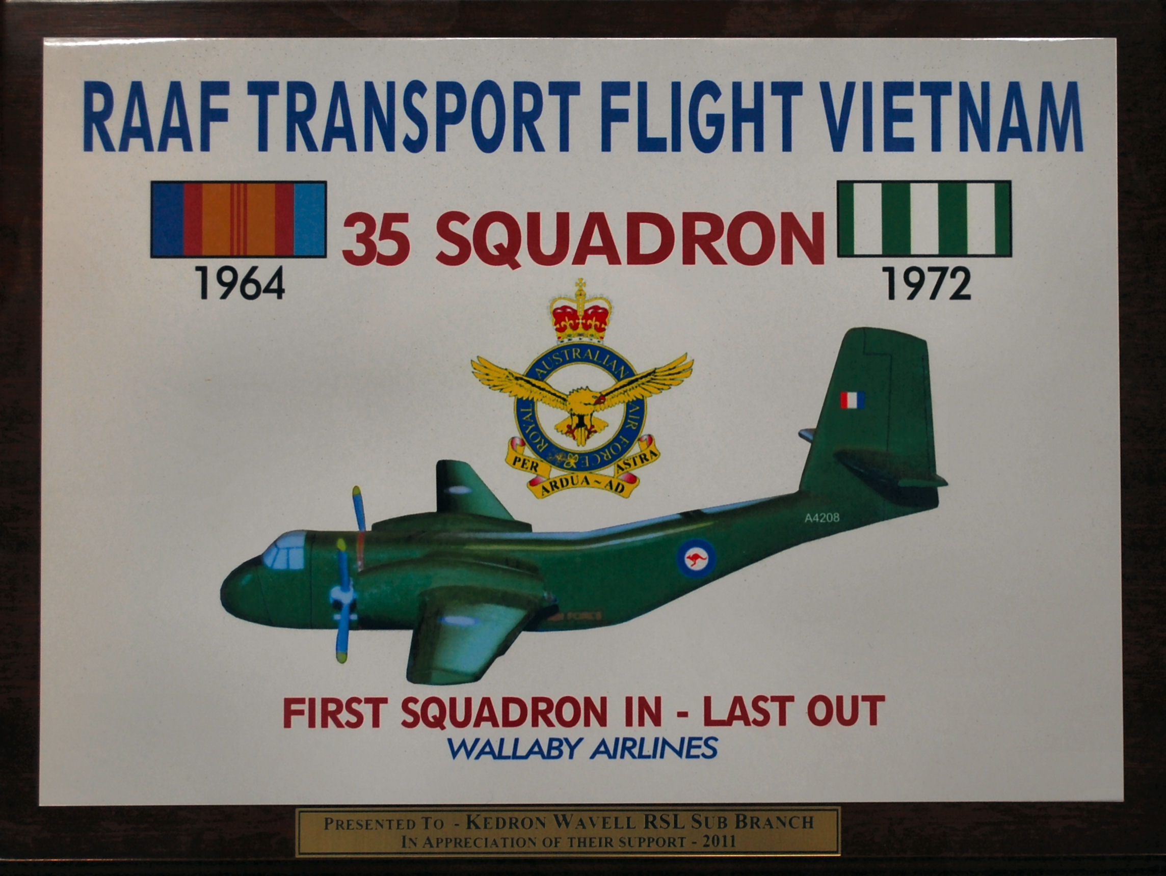 RTFV/35Sqn plaque