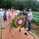 Wreath laying at Long Tan.